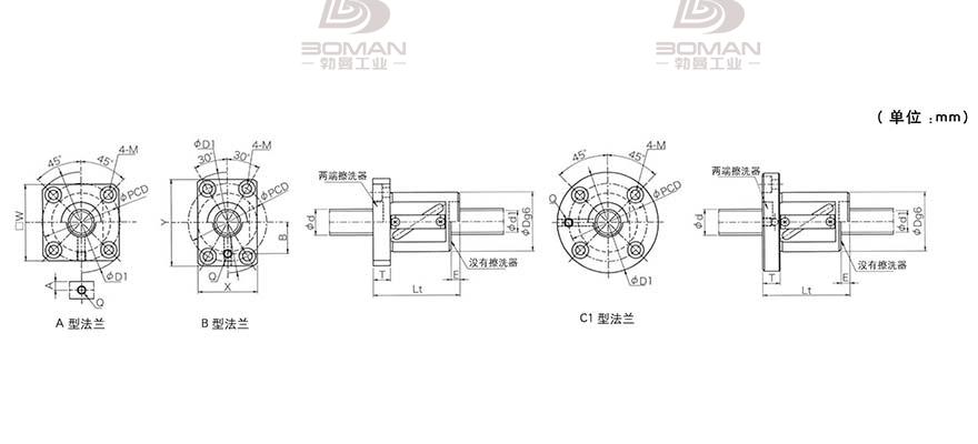 KURODA GR2004ES-AALR 黑田精工丝杆规格说明