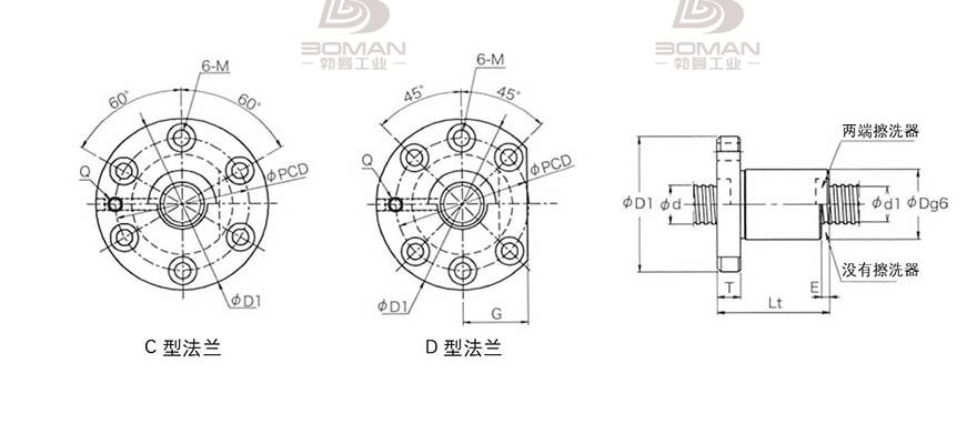 KURODA GD5010KT-DDPR 日本黑田丝杆和THK丝杠
