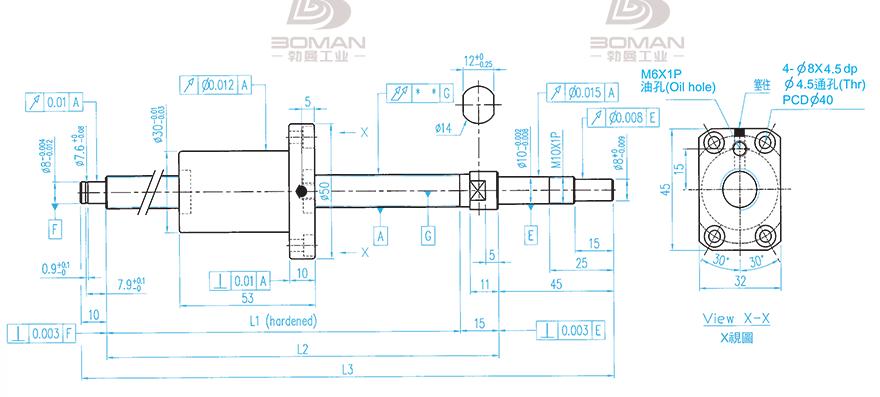 TBI XSVR01210B1DGC5-230-P1 tbi丝杆多少钱一米